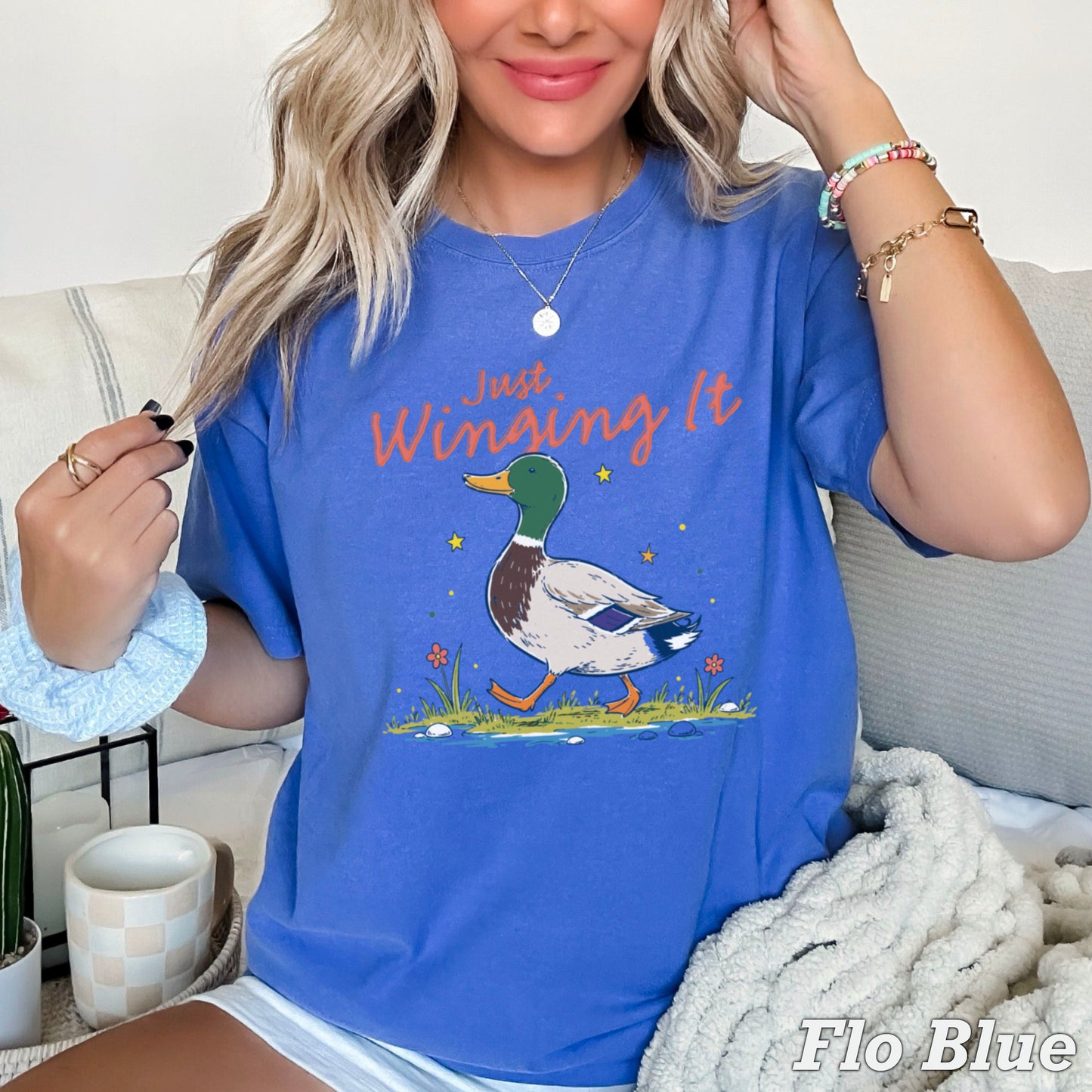 Just Winging It Comfort Color Graphic Tee