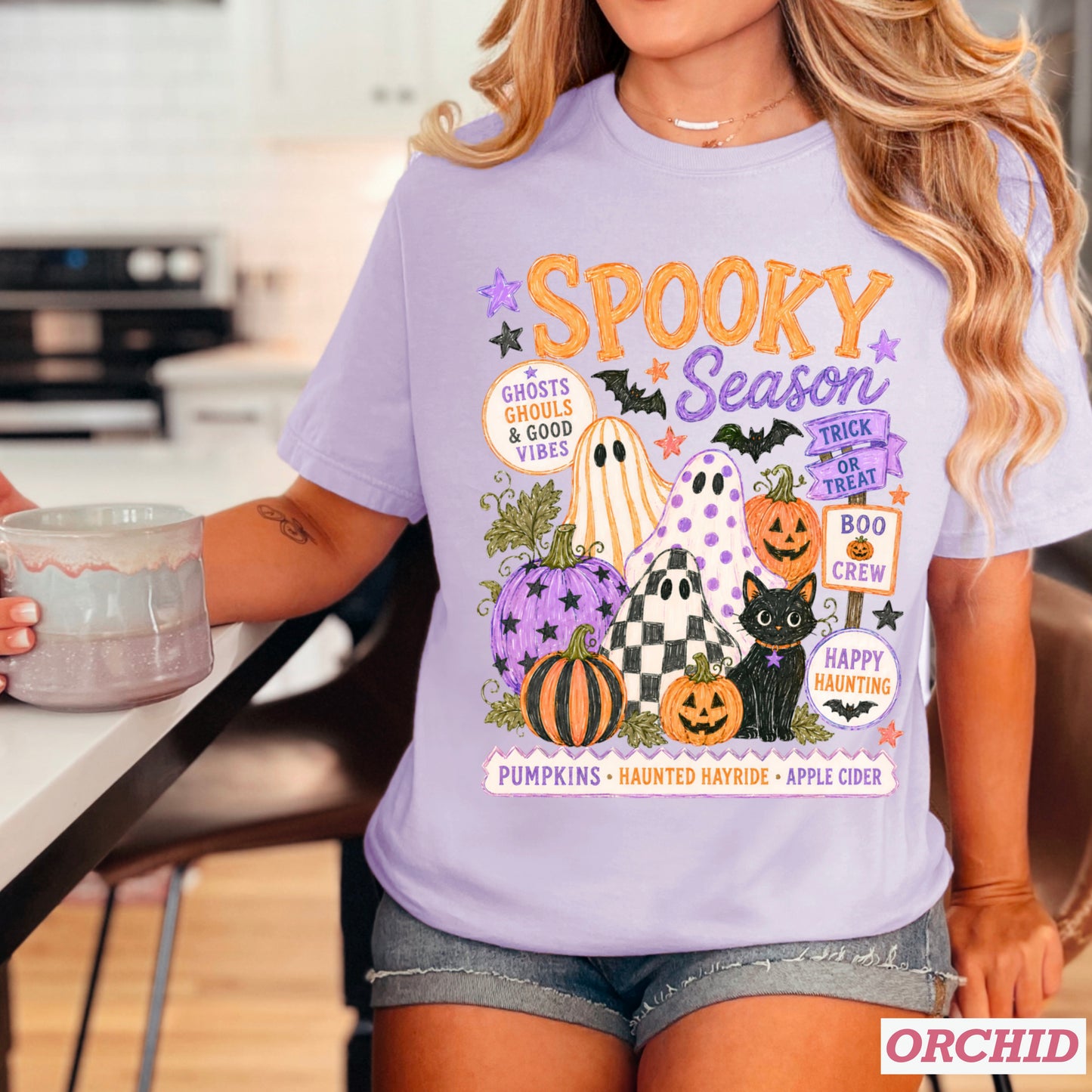 Spooky Season Comfort Color Graphic Tee