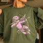 Halftone Cupid Valentine’s Day Crewneck Sweatshirt