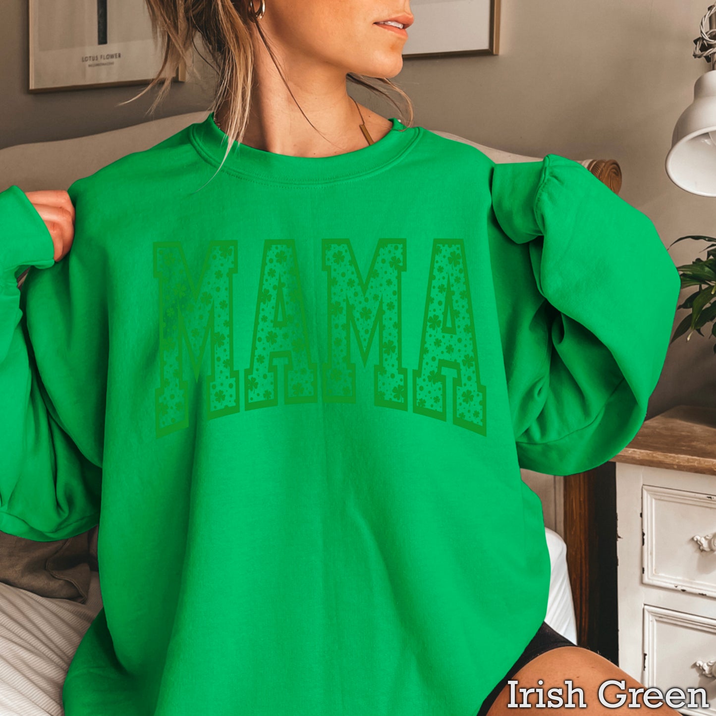 Mama St. Patrick’s Day Crewneck Sweatshirt