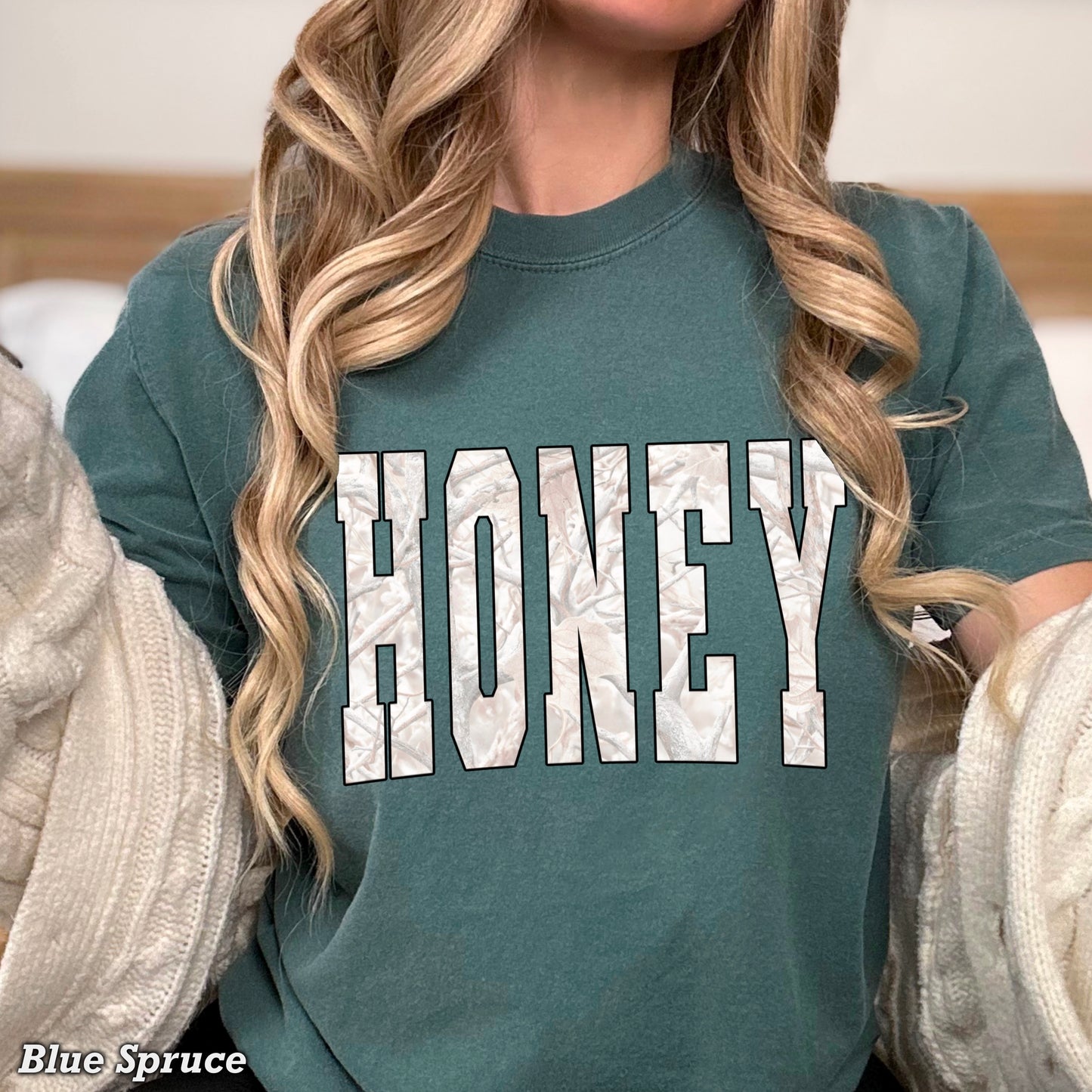 Honey Comfort Color Graphic Tee