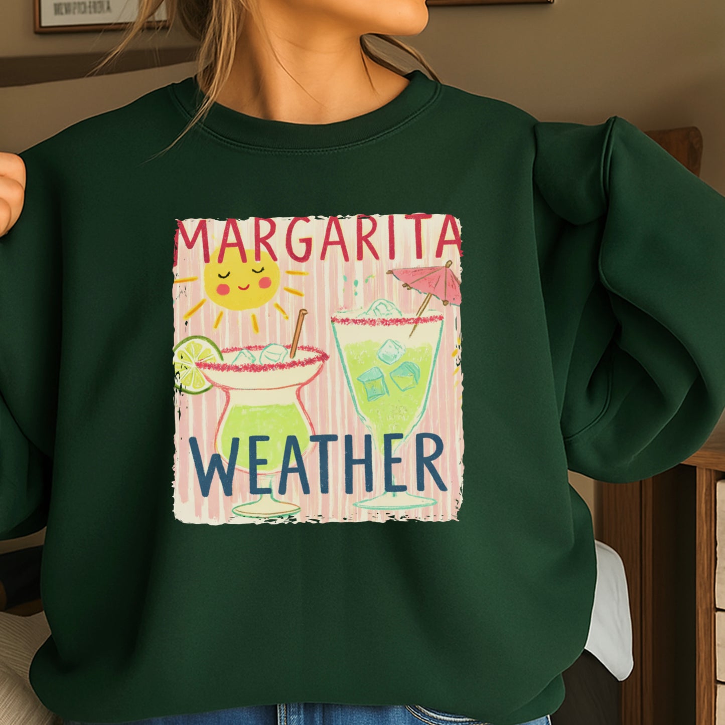 Margarita Weather Crewneck Sweatshirt