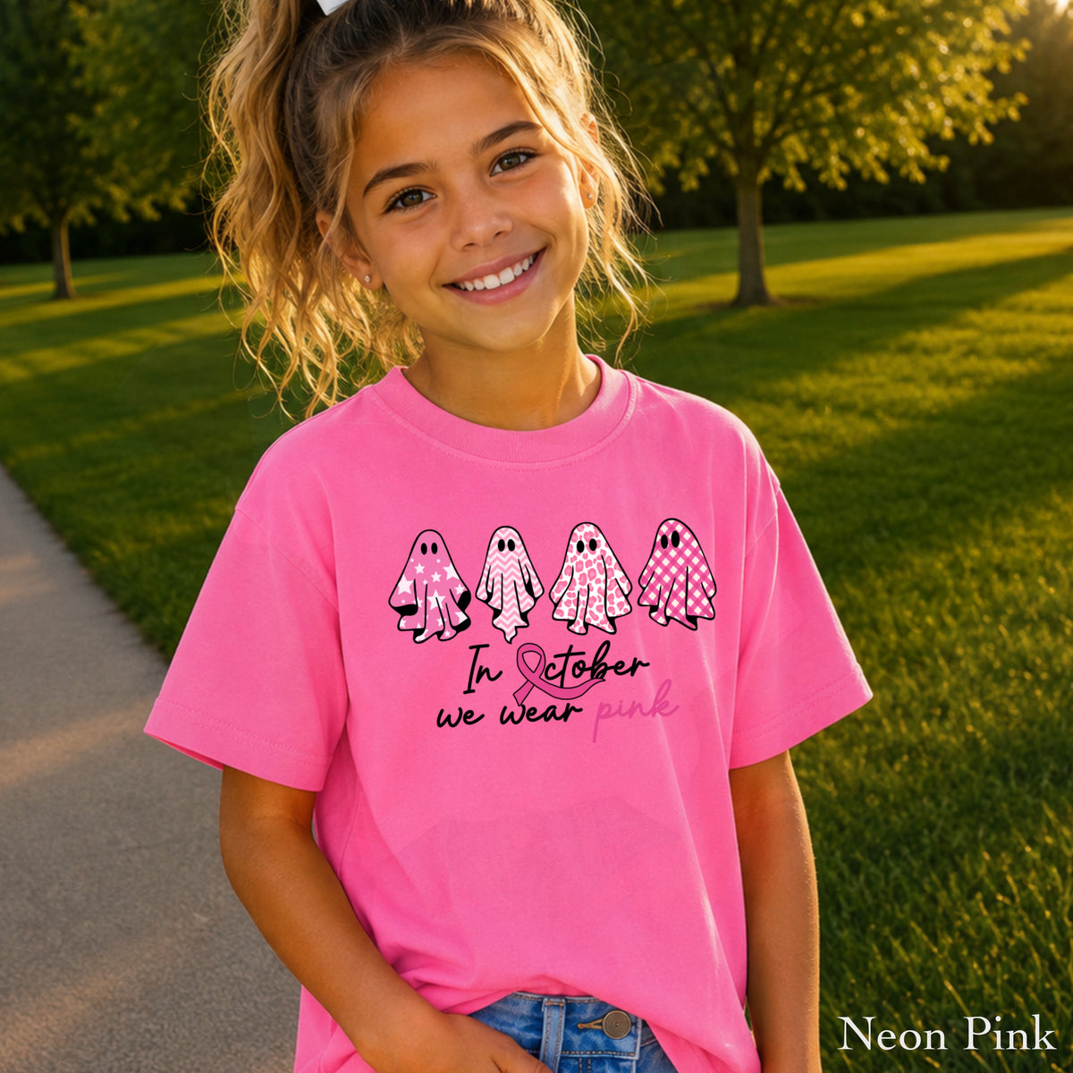 On Wednesdays We Wear Pink Youth Comfort Color T-Shirt