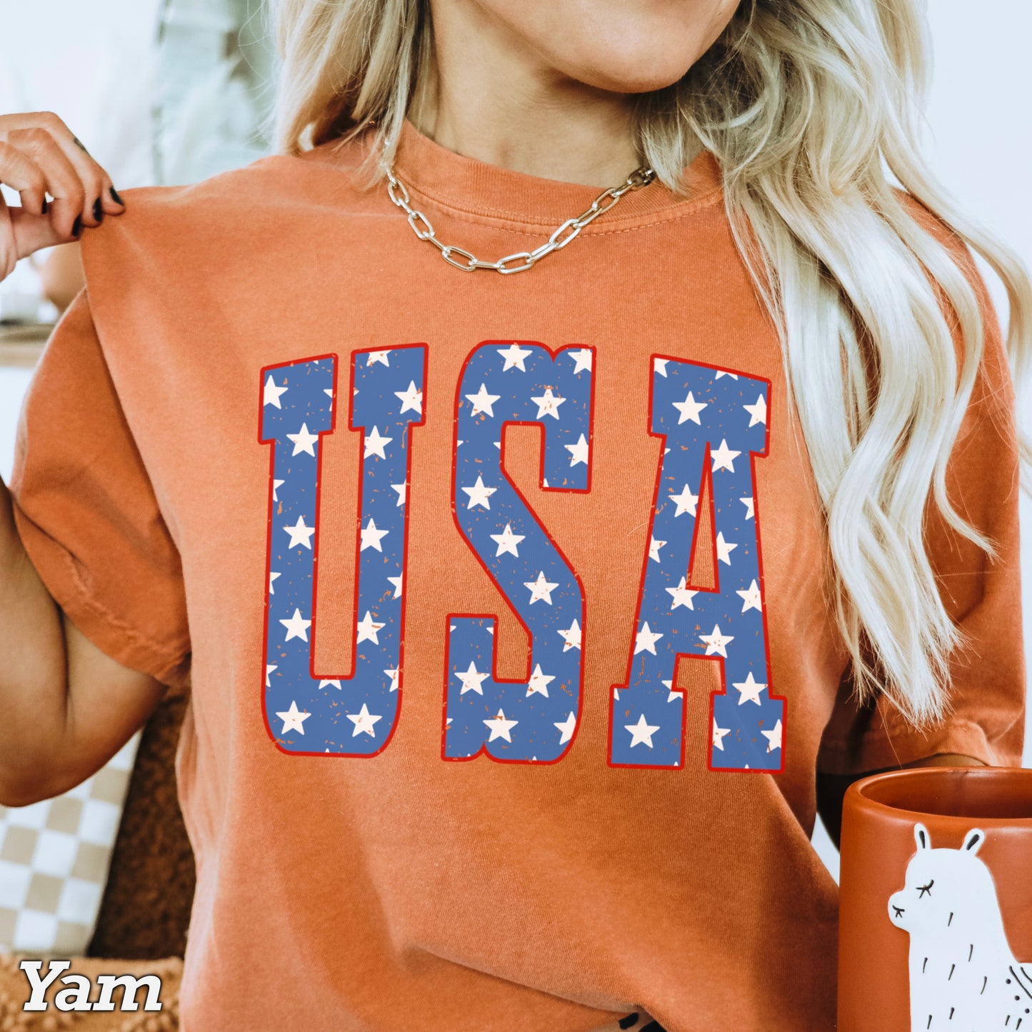 USA Patriotic Comfort Color Graphic Tee