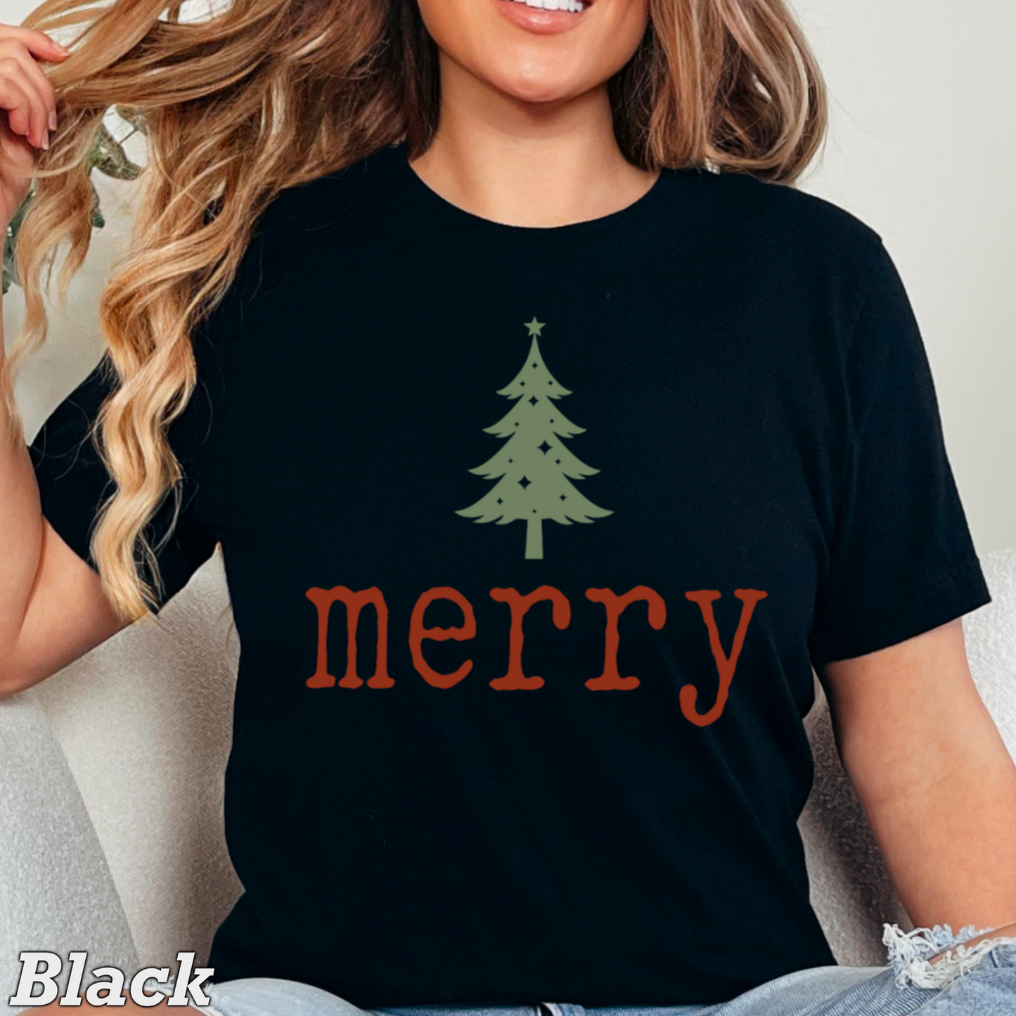 Merry Comfort Color Graphic Tee