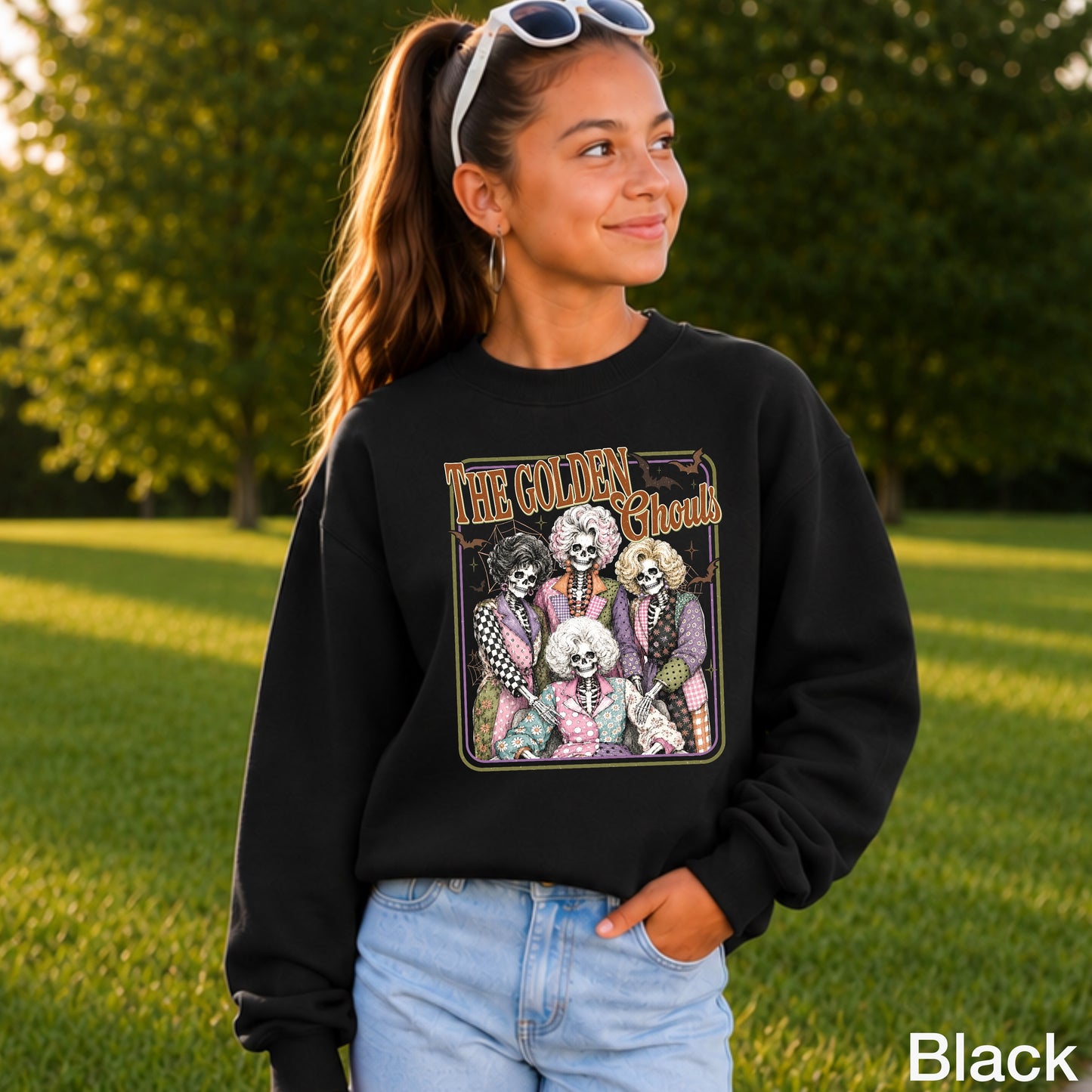 The Golden Ghouls Youth Crewneck Sweatshirt