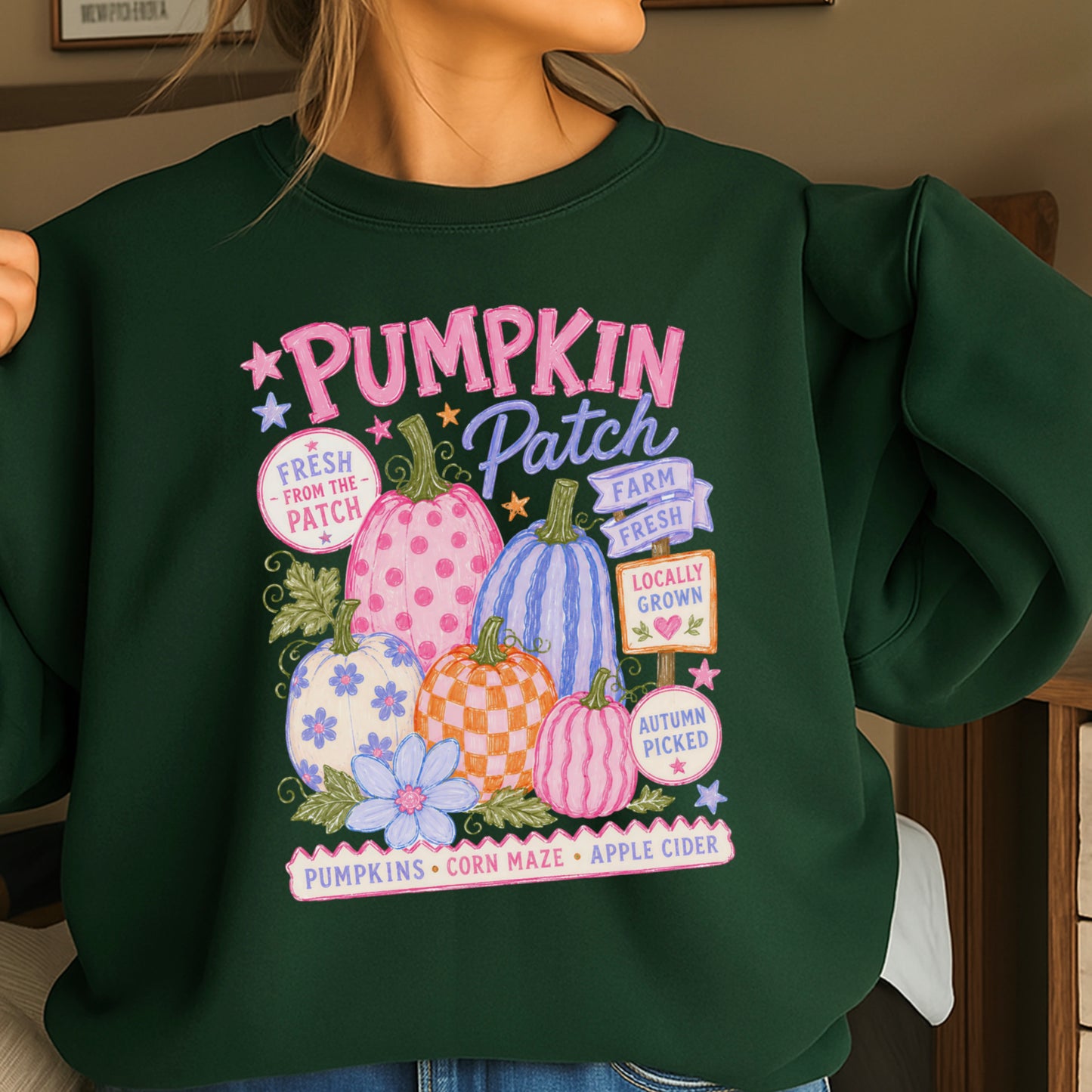 Pumpkin Patch Crewneck Sweatshirt