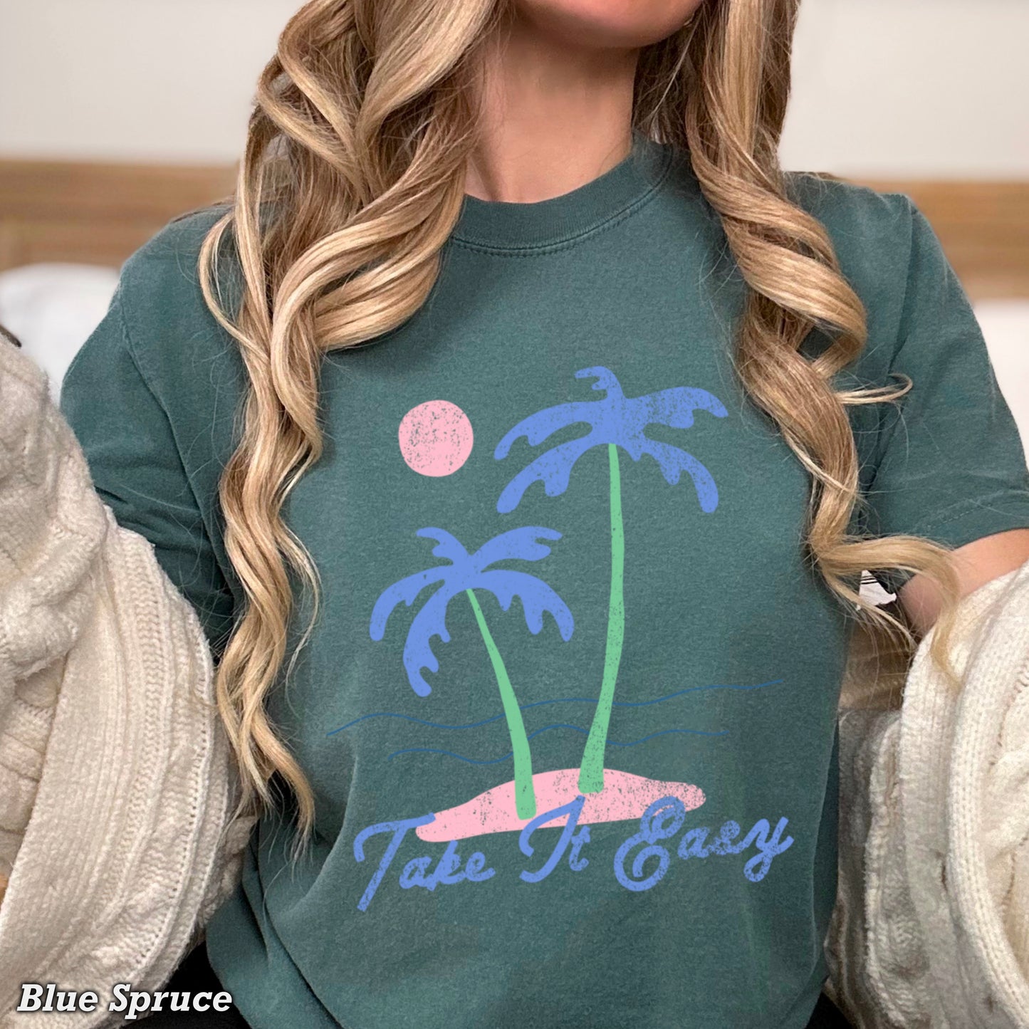 Take It Easy Comfort Color Graphic Tee