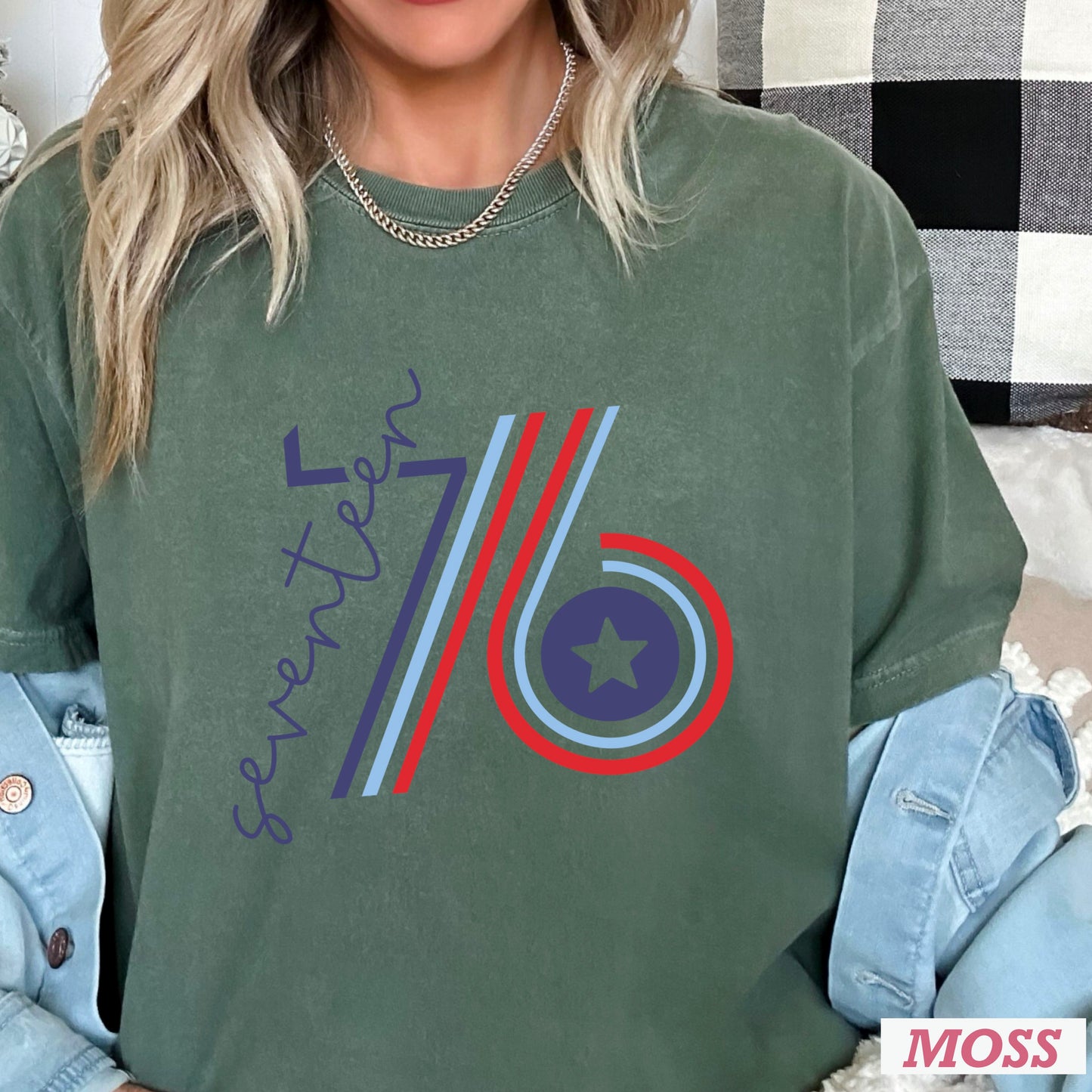 Retro 1776 Comfort Color Graphic Tee