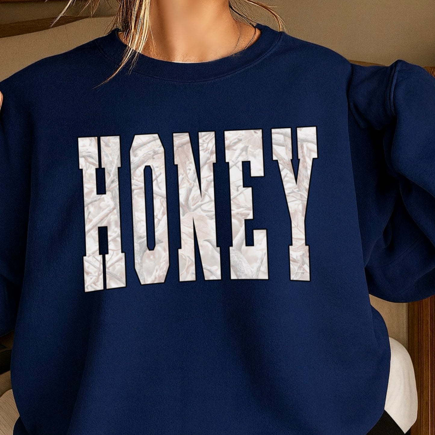 Honey Camo Crewneck Sweatshirt
