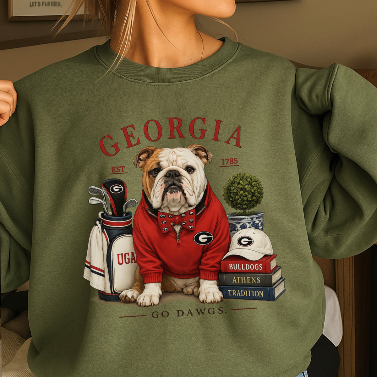 Red & Black Traditions Crewneck Sweatshirt