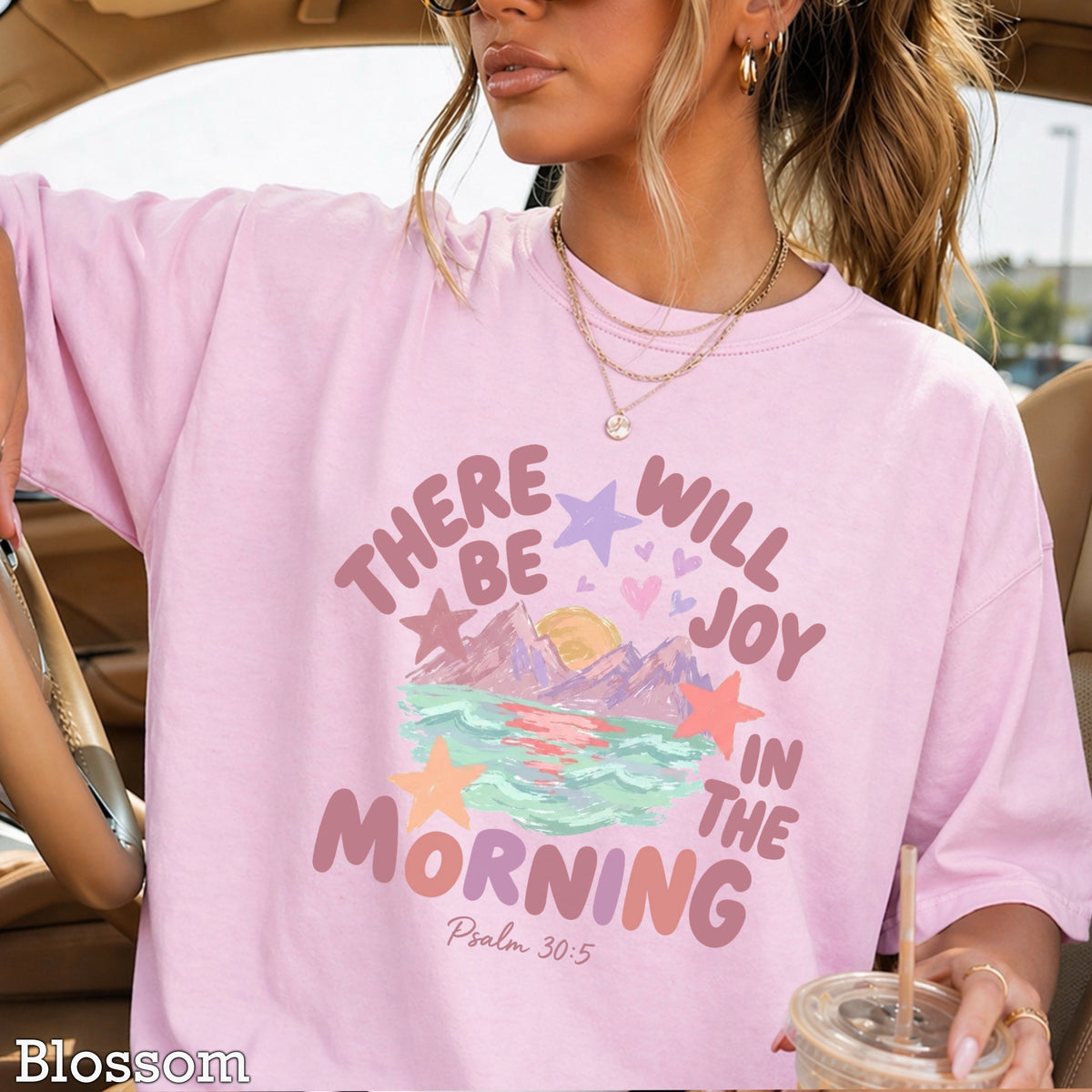 There Will Be Joy In The Morning Christian Comfort Color Graphic Tee