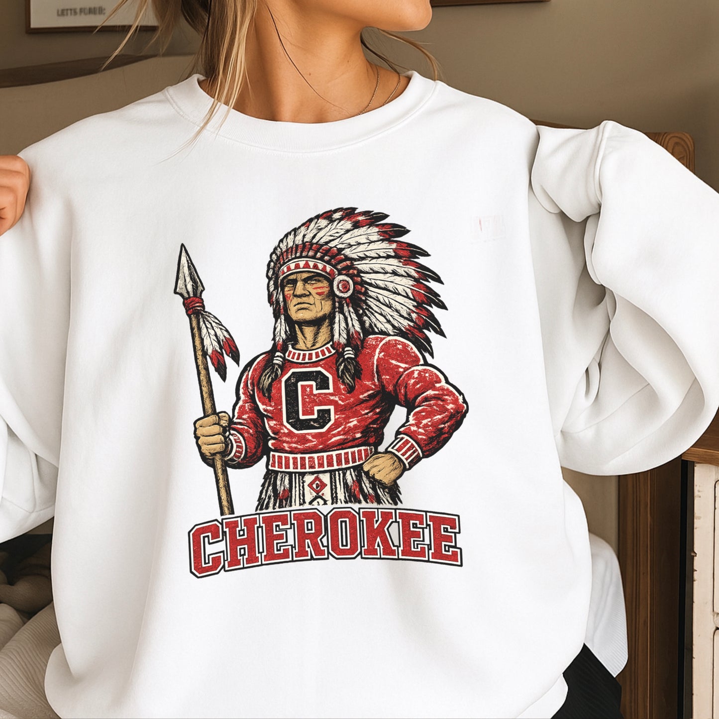 Cherokee Warriors Crewneck Sweatshirt