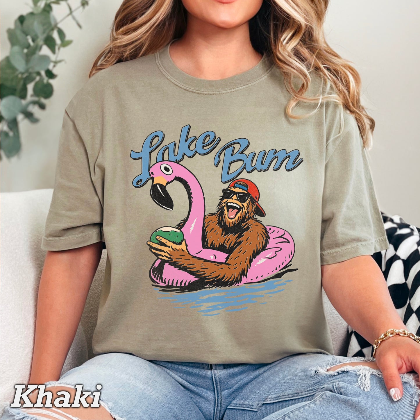 Lake Bum Comfort Color Graphic Tee