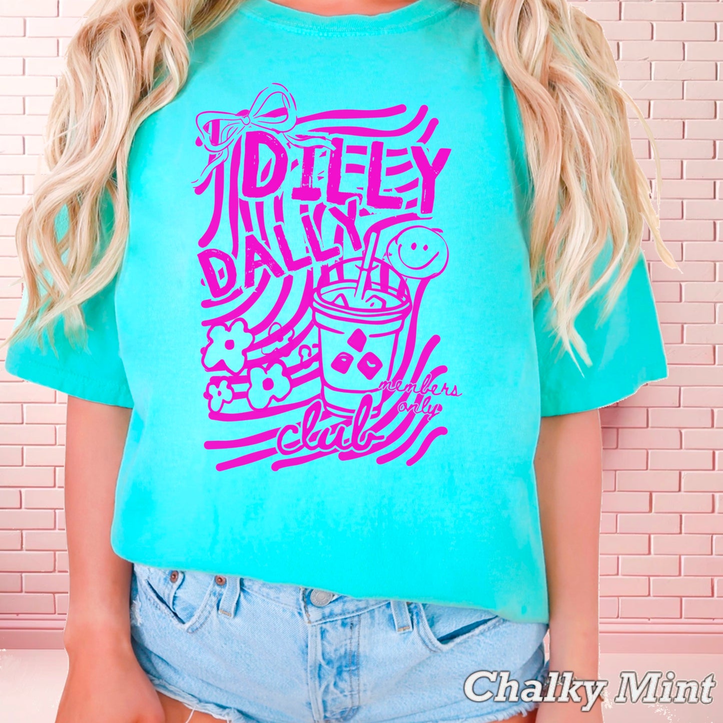 Dilly Dally Club Comfort Color Graphic Tee