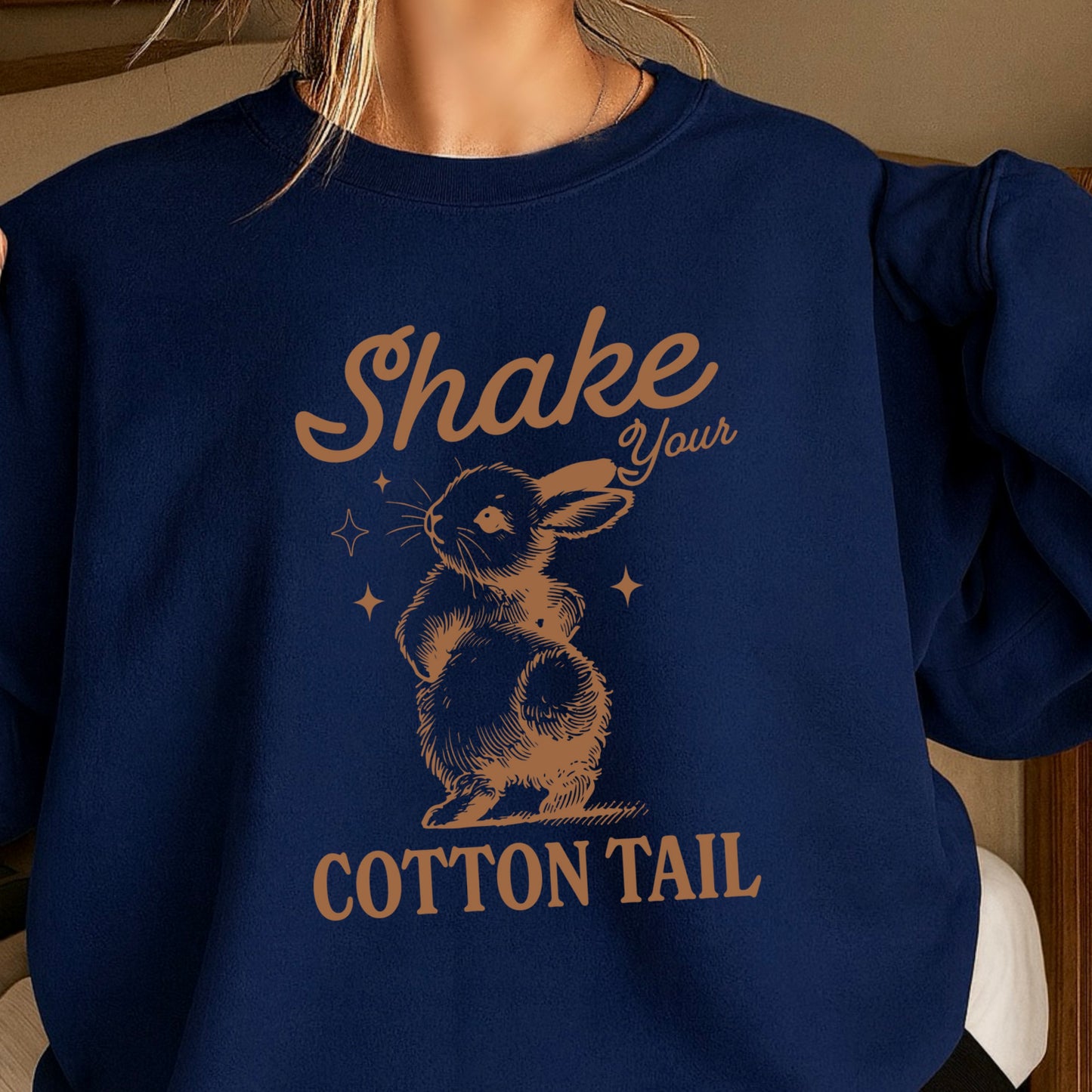 Shake Your Cotton Tail Easter Crewneck Sweatshirt