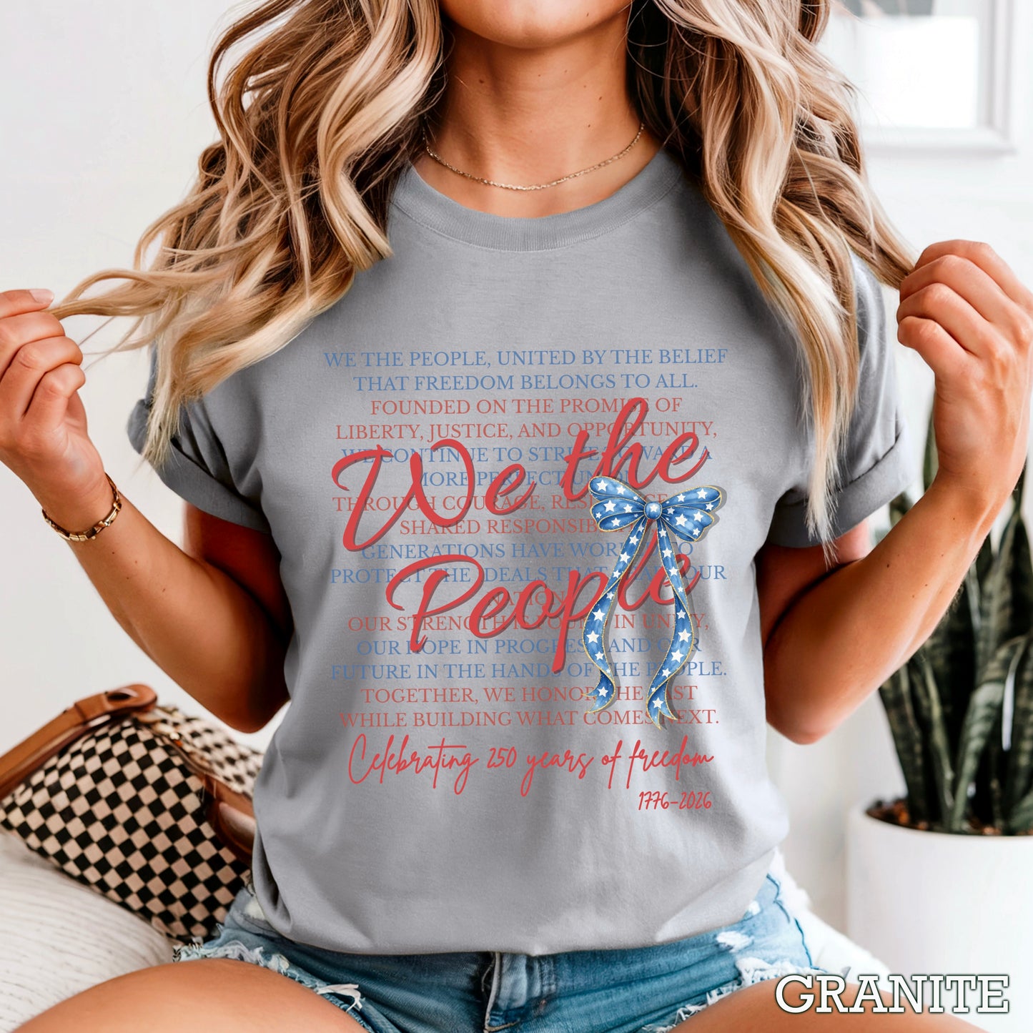 We The People Comfort Color Graphic Tee