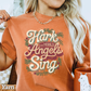 Hark The Herald Angels Sing Comfort Color Graphic Tee