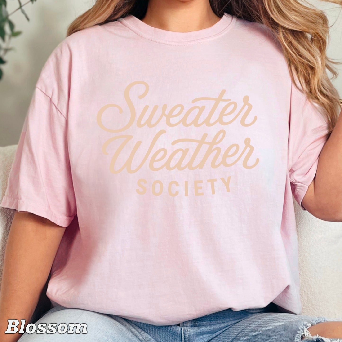 Sweater Weather Society Comfort Color Graphic Tee