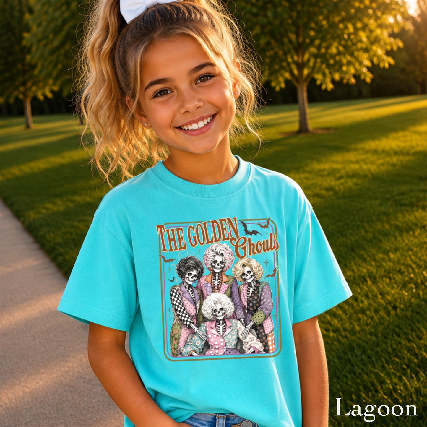 The Golden Ghouls Youth Comfort Color T-Shirt