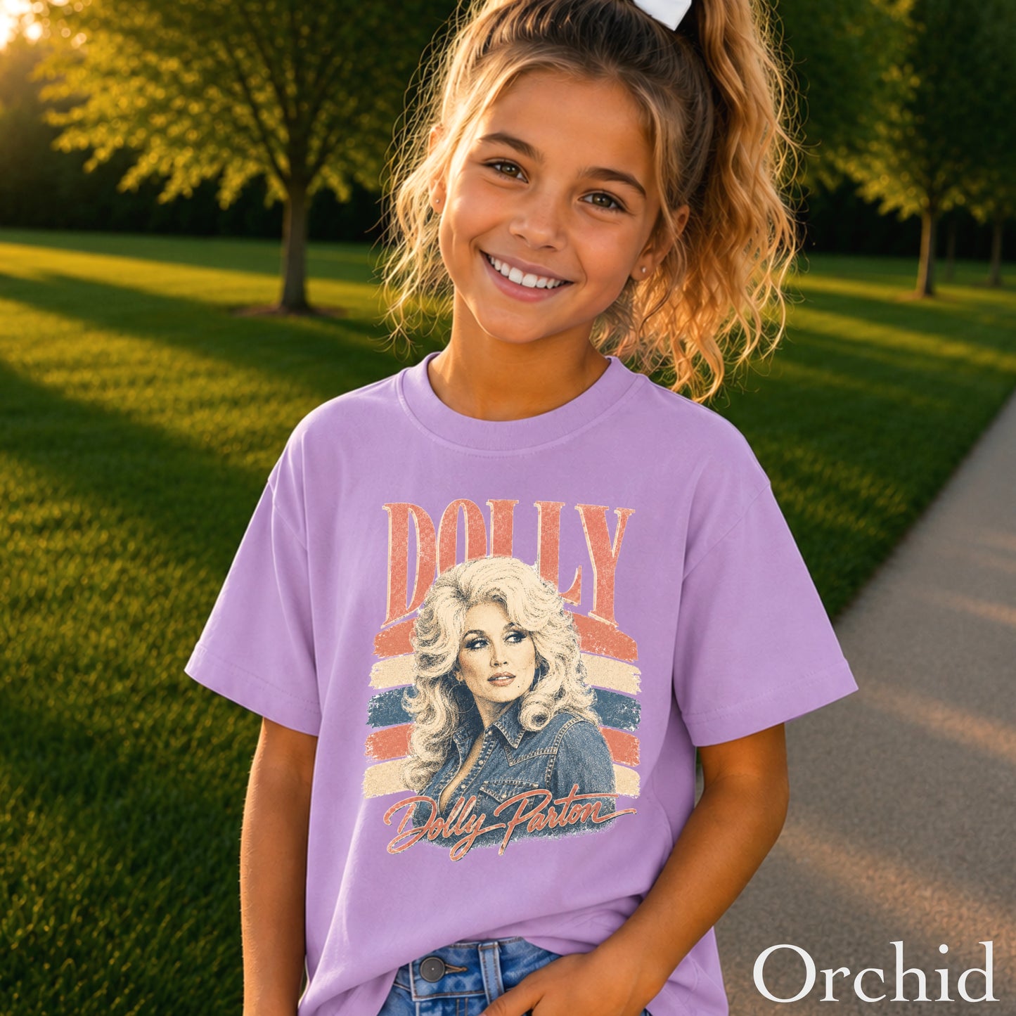 Retro Dolly Youth Comfort Color T-Shirt