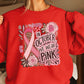 In October We Wear Pink Crewneck Sweatshirt