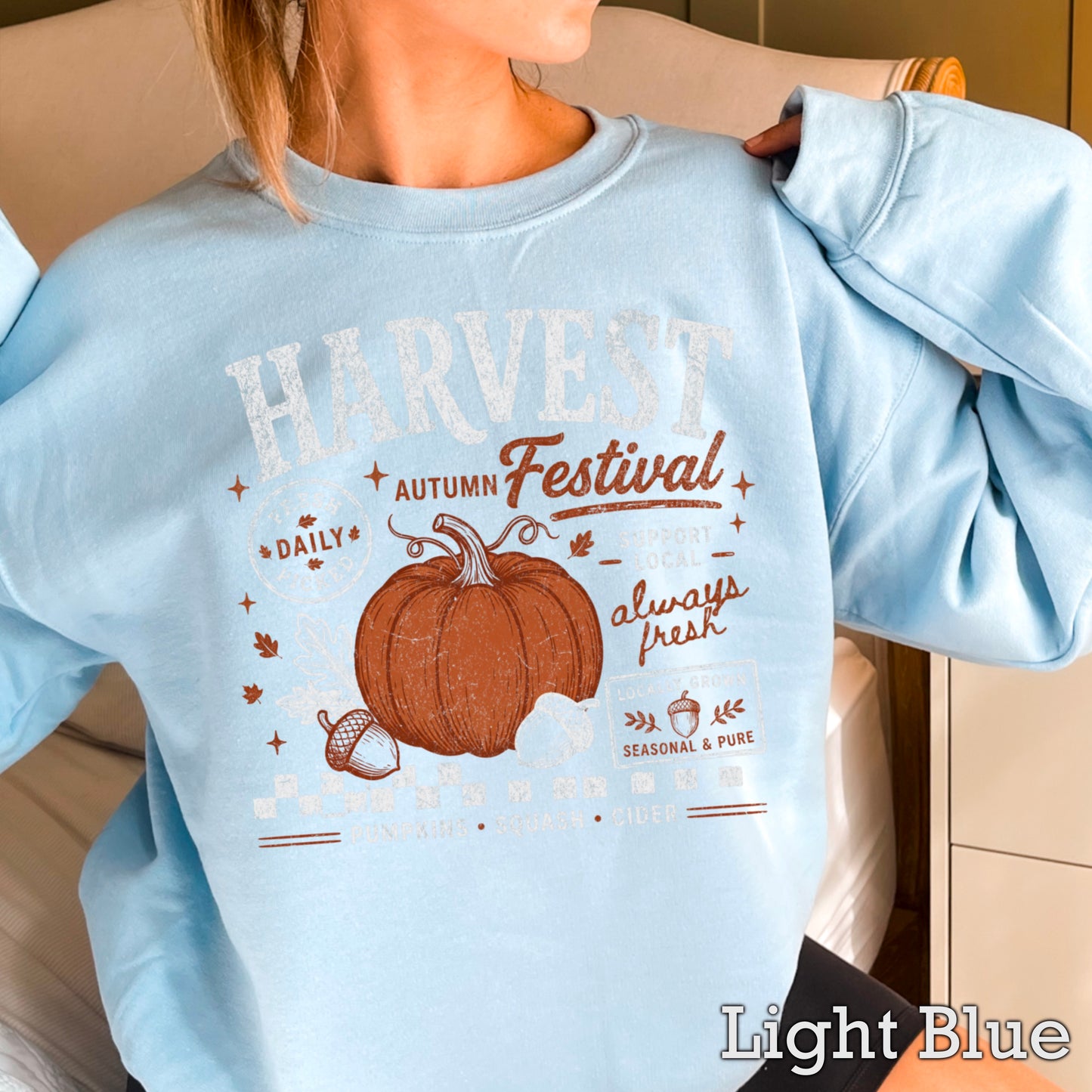 Harvest Festival Fall Crewneck Sweatshirt