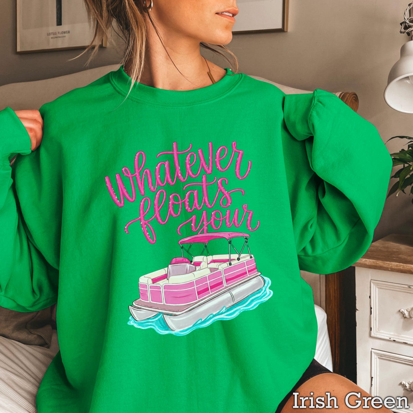 Whatever Floats Your Boat Crewneck Sweatshirt