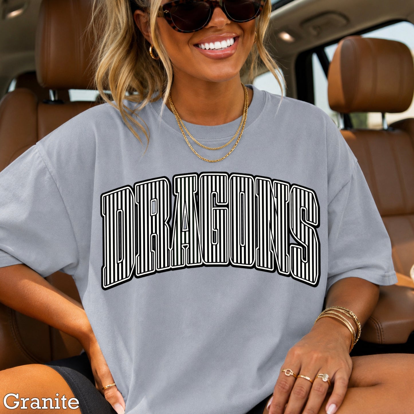 Dragons Comfort Color Graphic Tee
