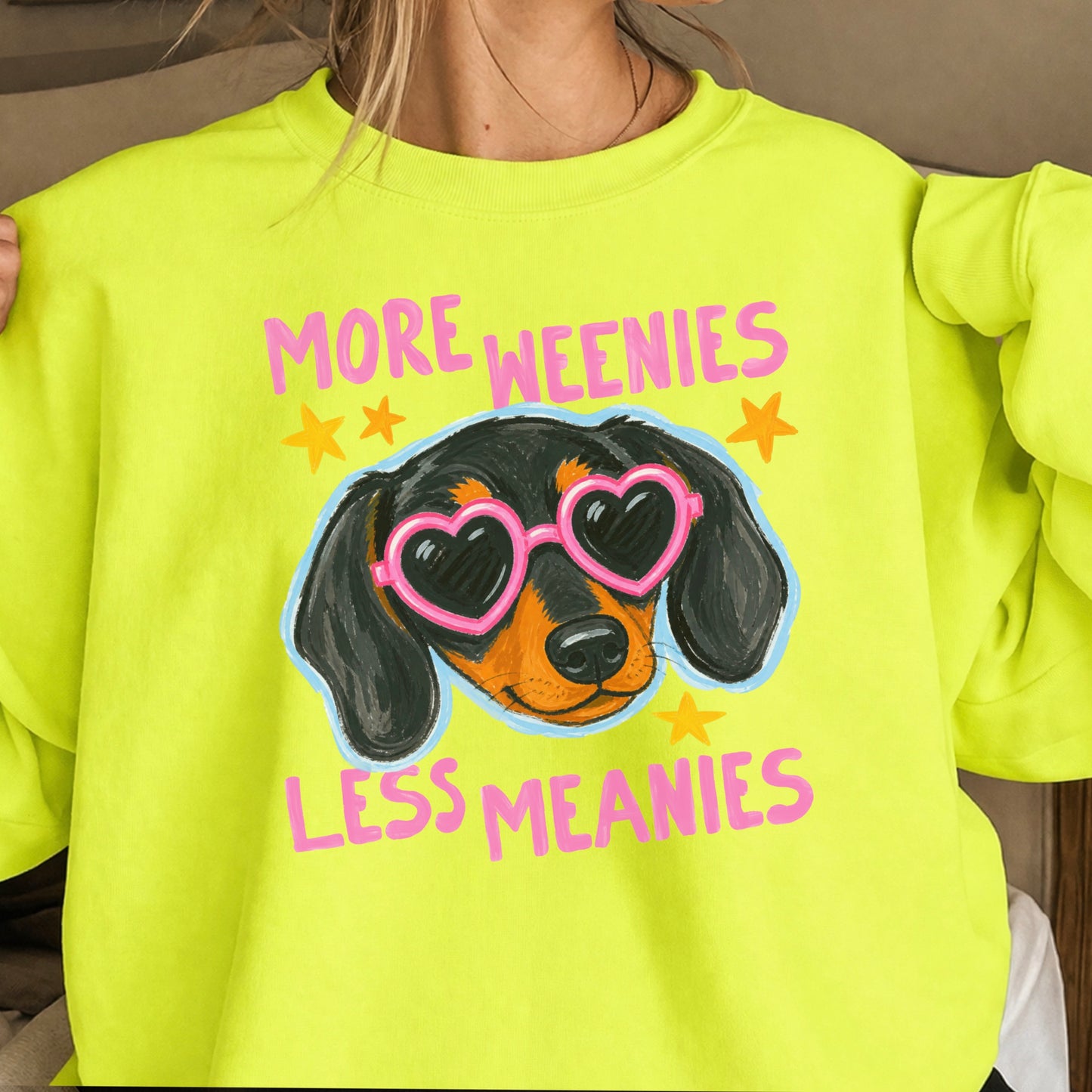 More Weenies Less Meanies Crewneck Sweatshirt