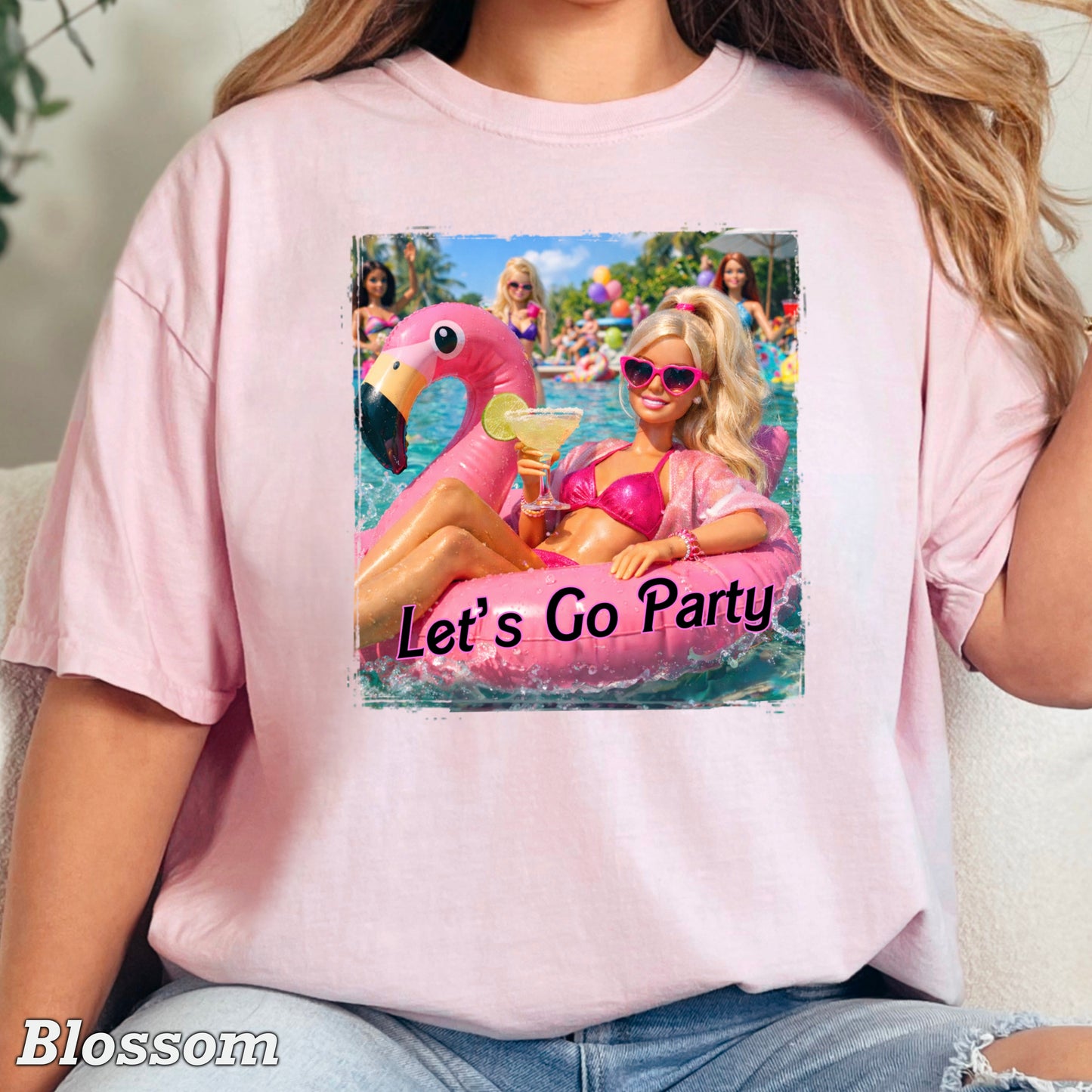 Let’s Go Party Comfort Color Graphic Tee