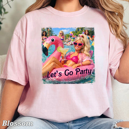 Let’s Go Party Comfort Color Graphic Tee