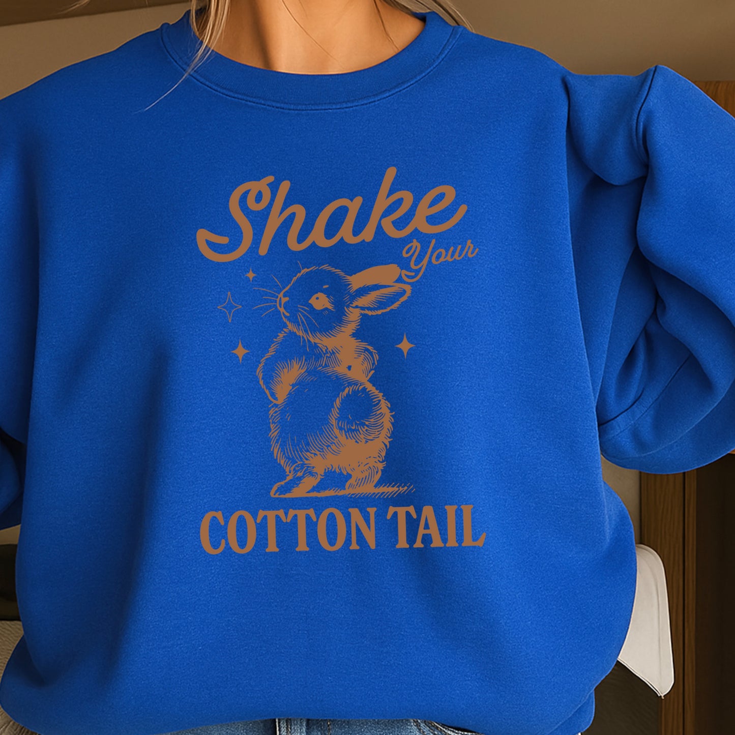 Shake Your Cotton Tail Easter Crewneck Sweatshirt