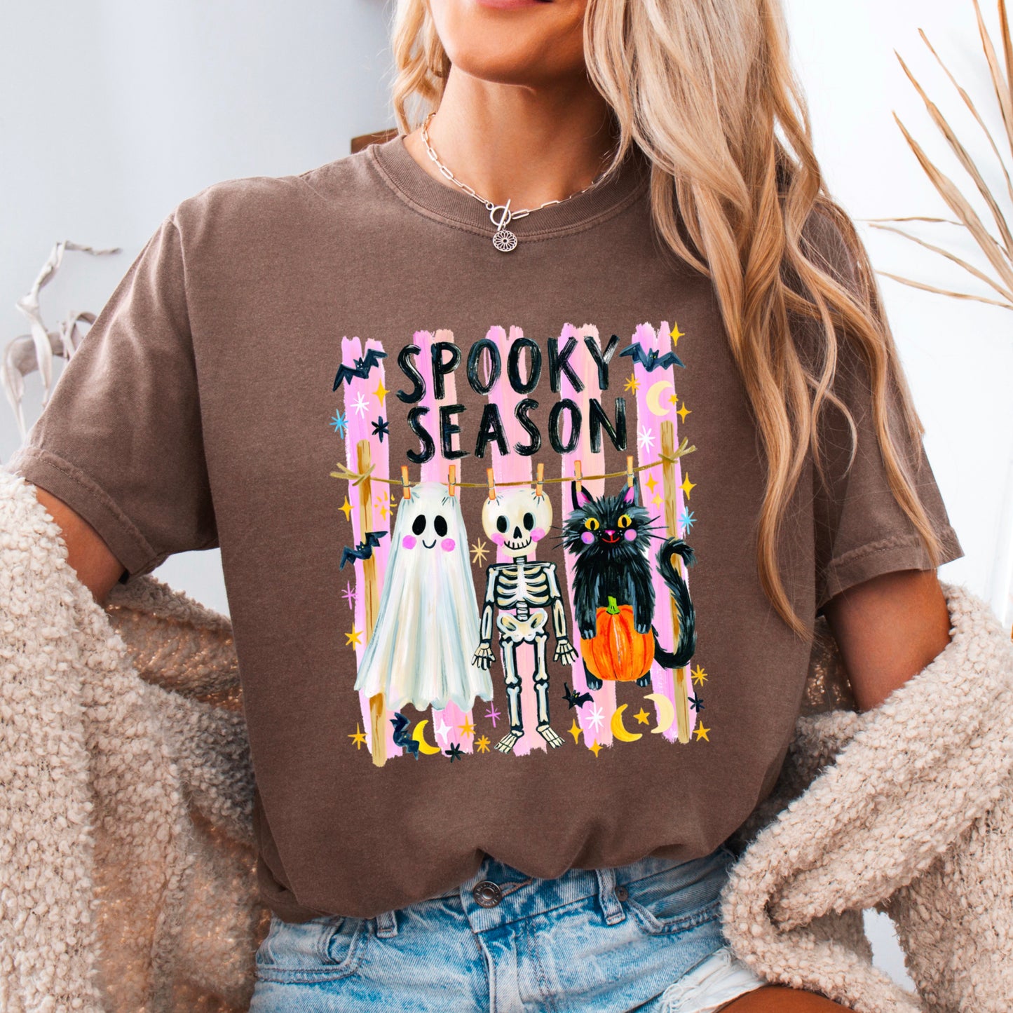 Spooky Season Halloween Comfort Color Graphic Tee