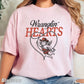 Wranglin Hearts Valentine’s Day Comfort Color Graphic Tee
