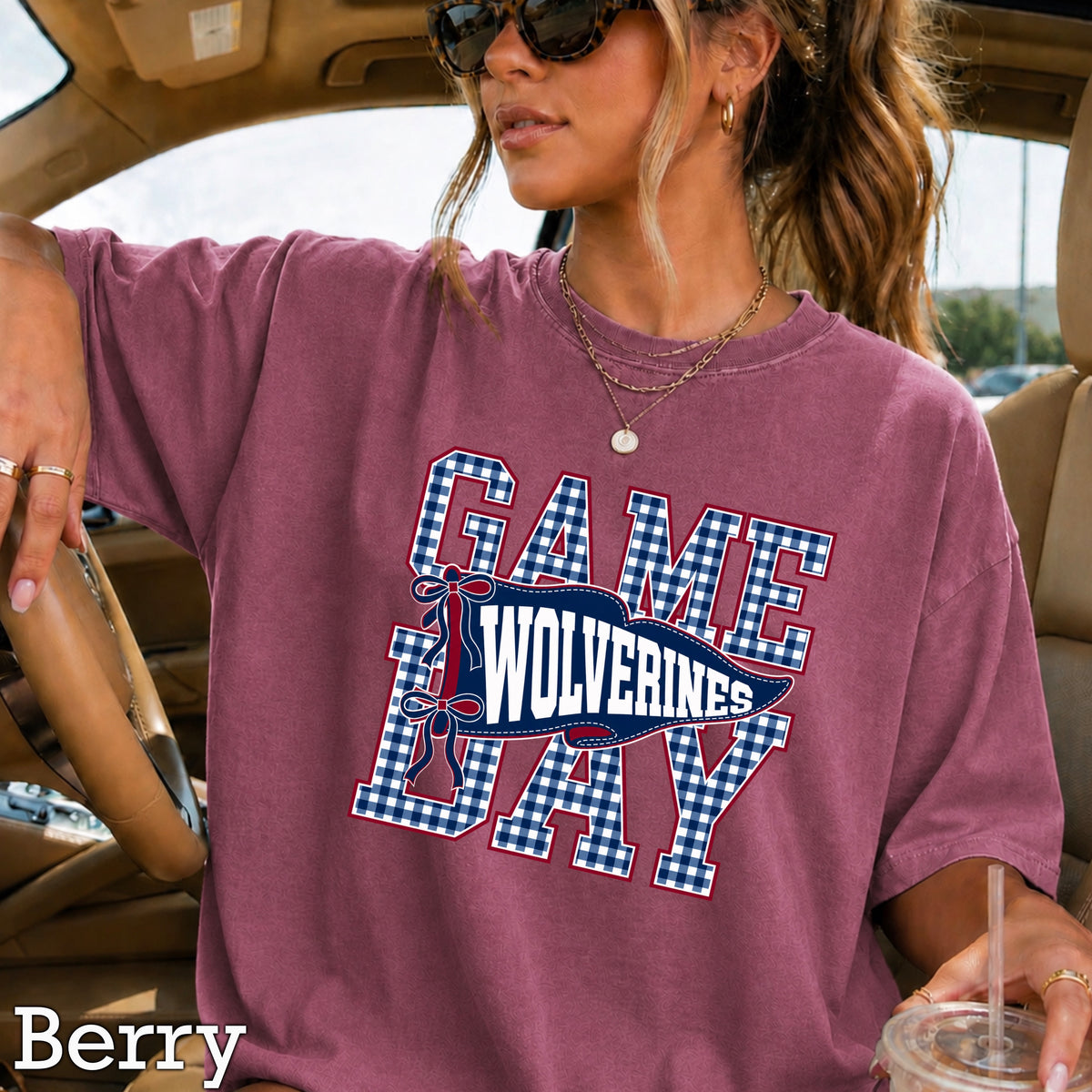 Wolverines Comfort Color Graphic Tee