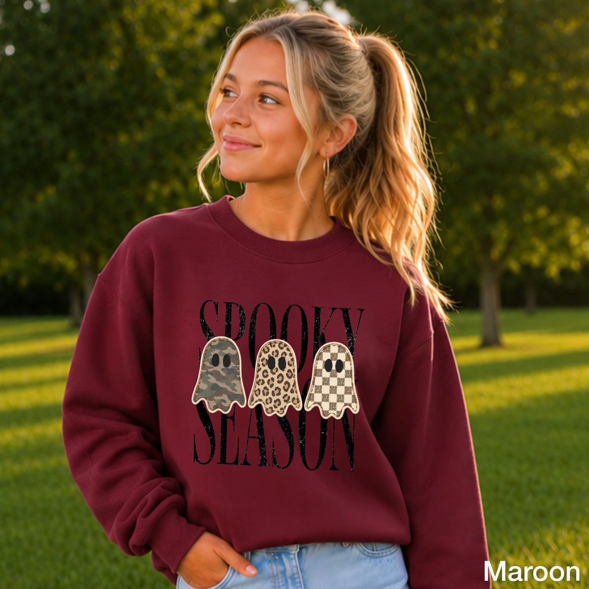 Spooky Season Youth Crewneck Sweatshirt
