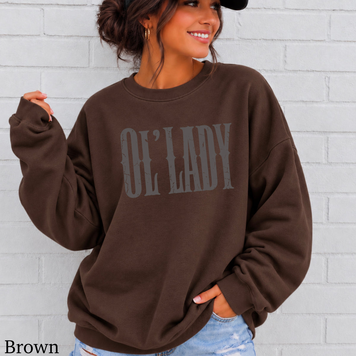 Ol’ Lady Crewneck Sweatshirt