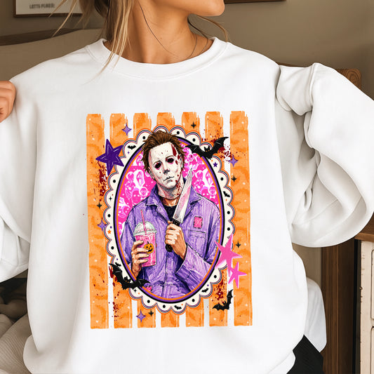 Horror Film Character Crewneck Sweatshirt