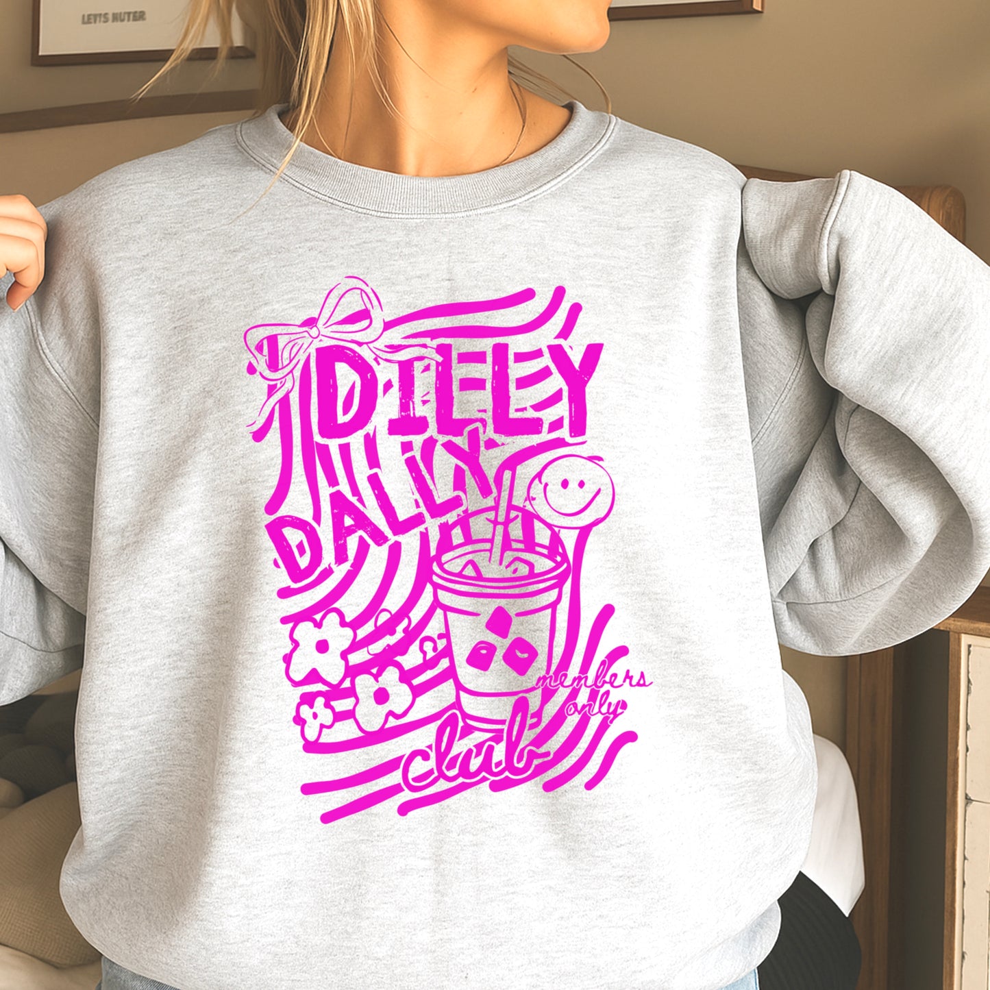 Dilly Dally Club Crewneck Sweatshirt