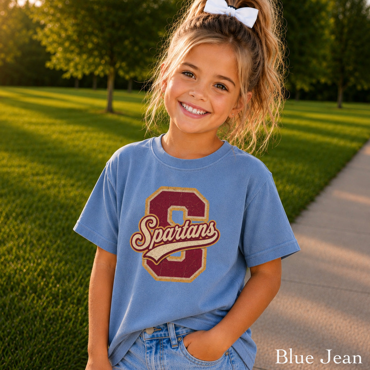 Spartans Youth Comfort Color T-Shirt