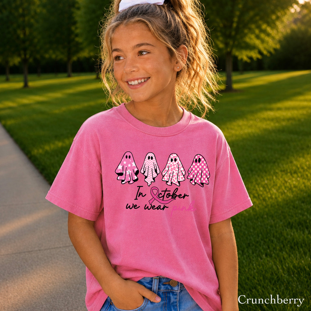 On Wednesdays We Wear Pink Youth Comfort Color T-Shirt