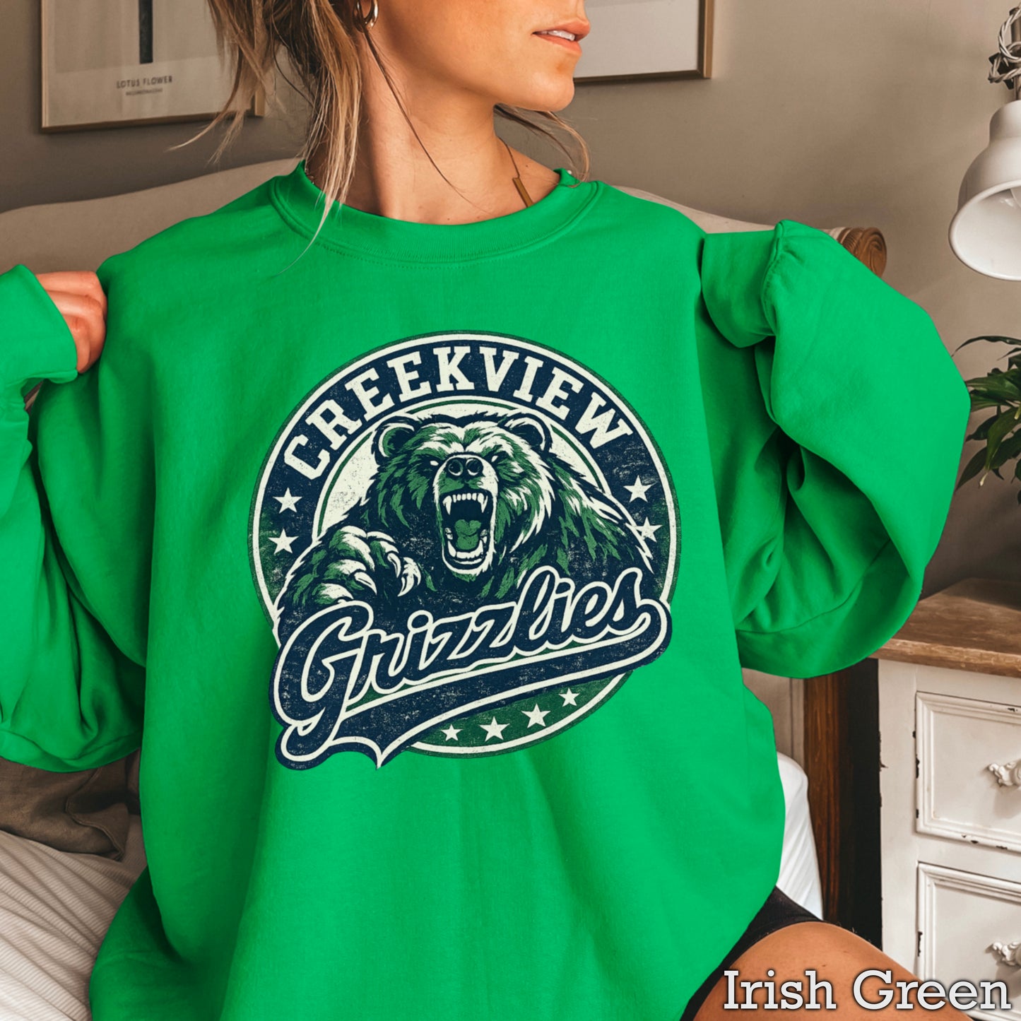Creekview Grizzlies Crewneck Sweatshirt