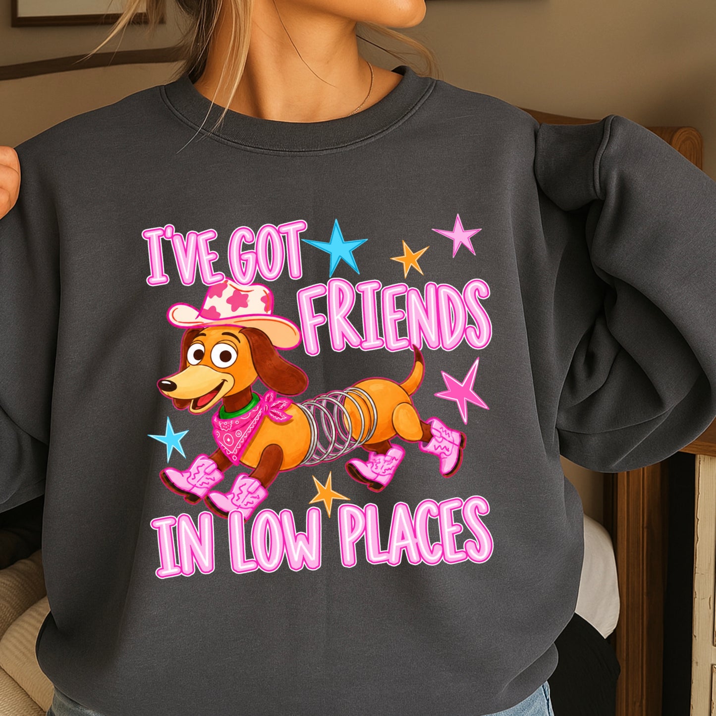 I’ve Got Friends In Low Places Toy Crewneck Sweatshirt