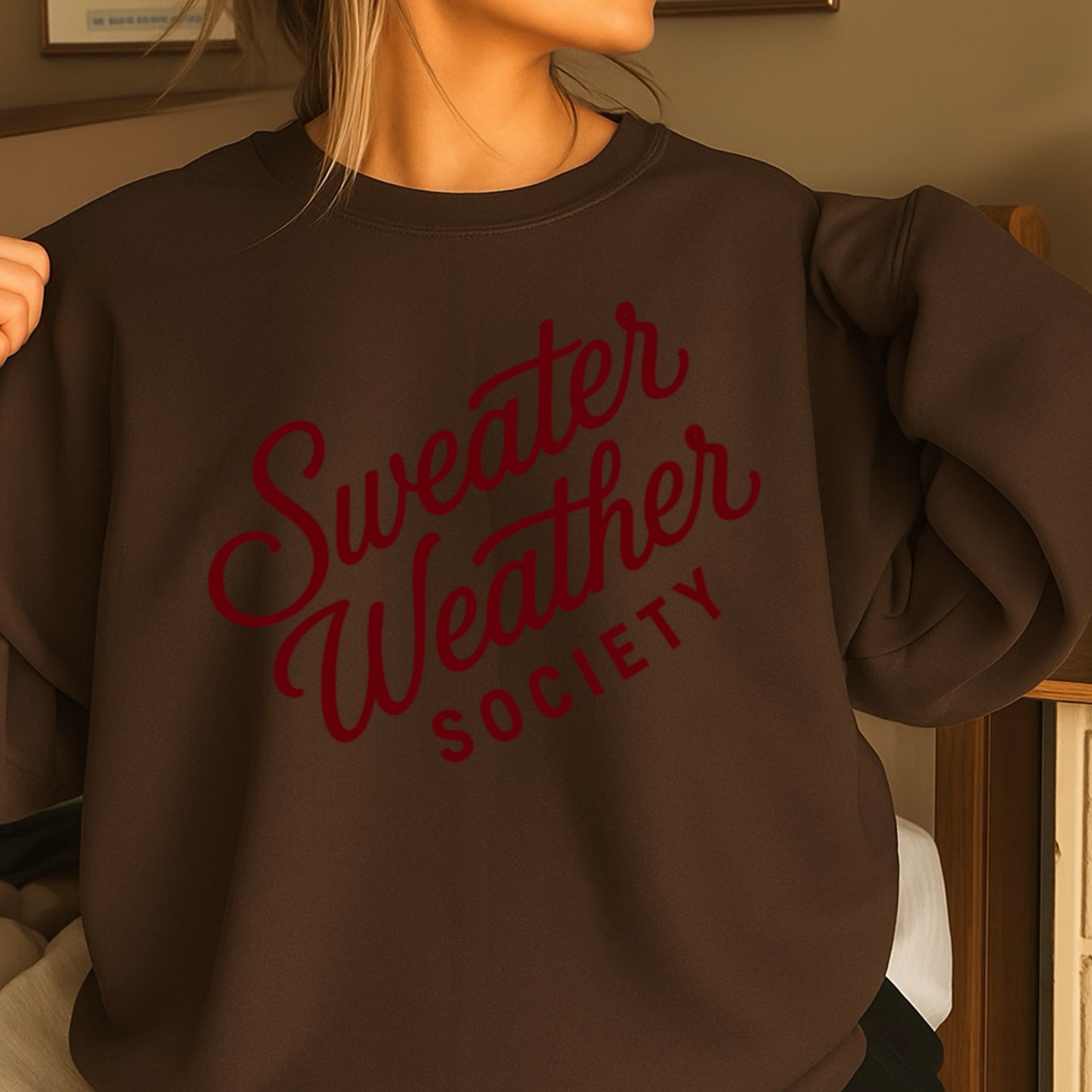 Sweater Weather Society Crewneck Sweatshirt