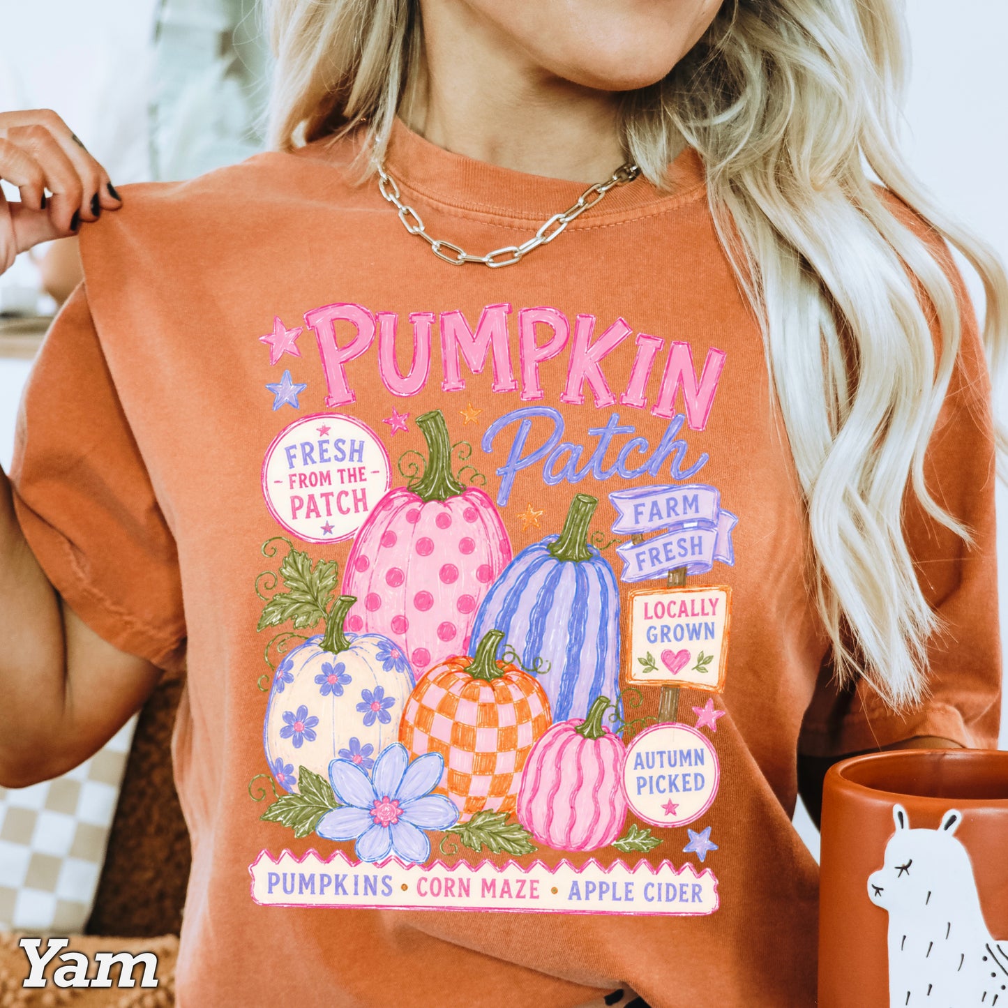 Pumpkin Patch Comfort Color Graphic Tee