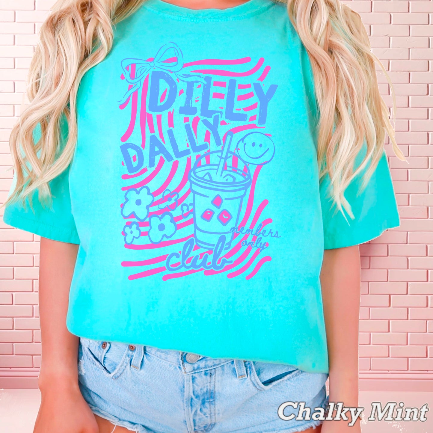 Dilly Dally Club Comfort Color Graphic Tee