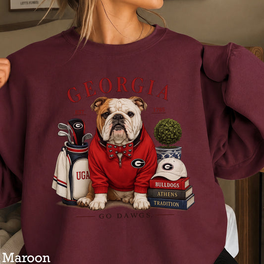 Red & Black Traditions Crewneck Sweatshirt