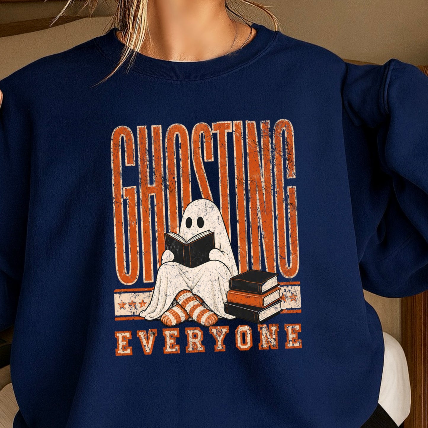 Ghosting Everyone Halloween Sweatshirt