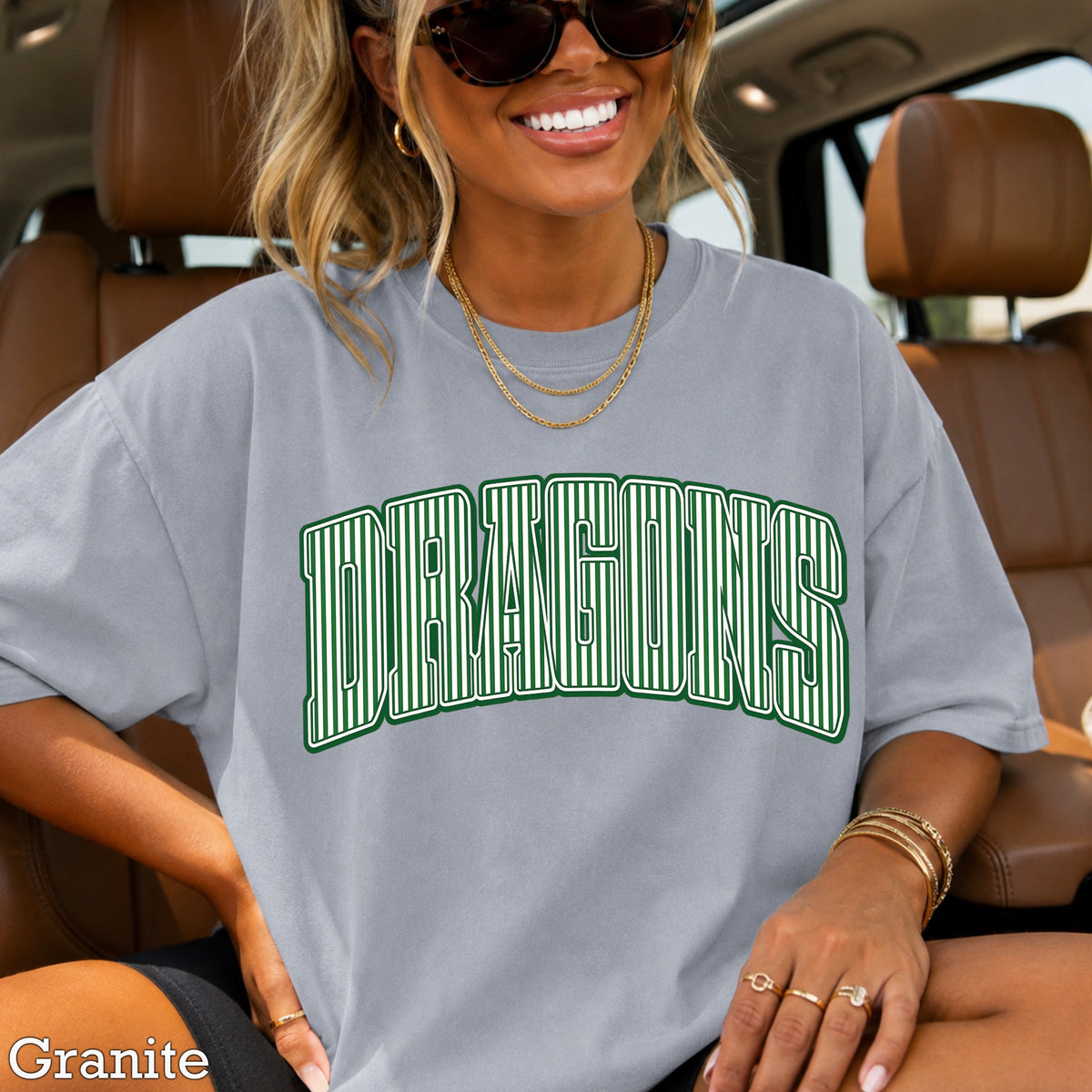 Dragons Comfort Color Graphic Tee